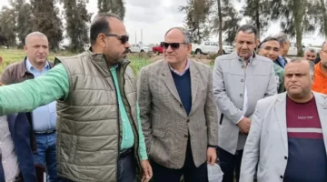 رئيس مركز البحوث الزراعية يتفقد معدلات تنفيذ أعمال تطوير محطة الجميزة للبحوث